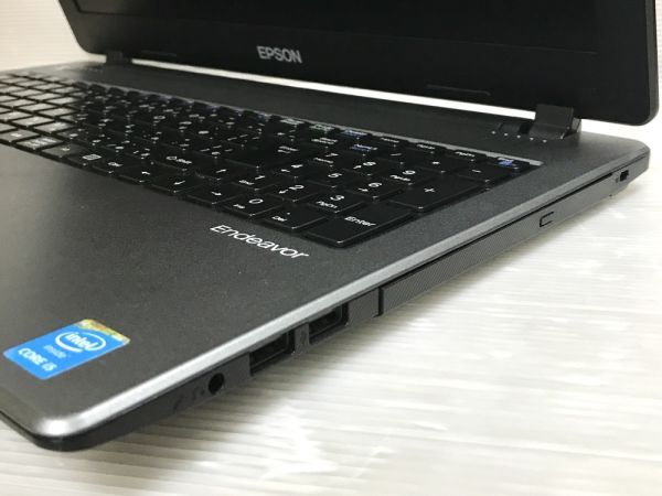 15.6型ビジネスノート 快適メモリ EPSON Endeavor NJ3900E ①(Core i5-4200M 2.5GHz/8GB/500GB/DVD/Wi-Fi/Webカメラ/Windows10)[963003-]_画像6