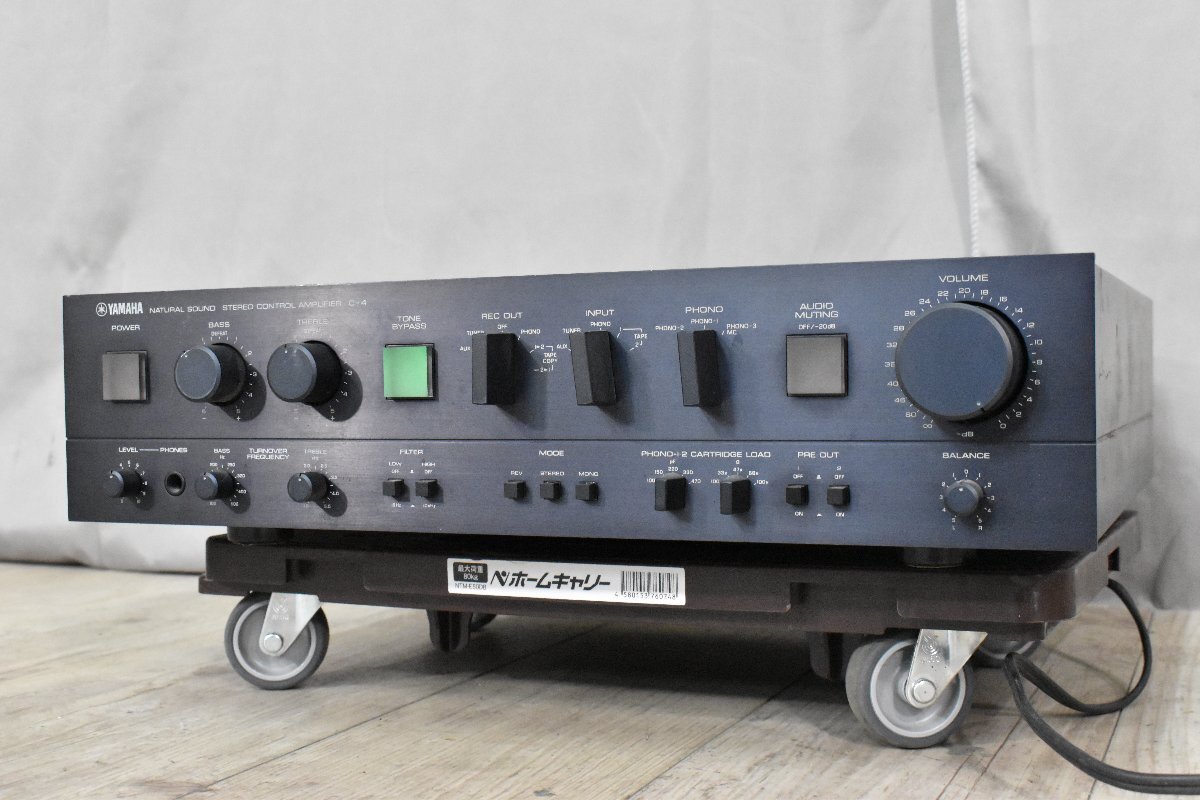 ◇p1941 ジャンク品 YAMAHA ヤマハ ステレオコントロールアンプ NS SERISE C-4の画像1