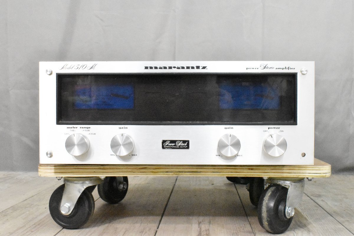 ◇p1619 ジャンク品 marantz マランツ ステレオパワーアンプ 510M_画像2