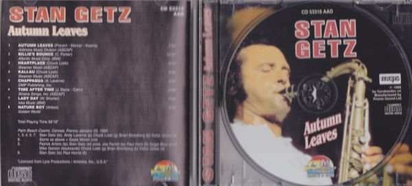 CD　★Stan Getz Autumn Leaves　US盤　(Giants Of Jazz CD 53310)_画像2