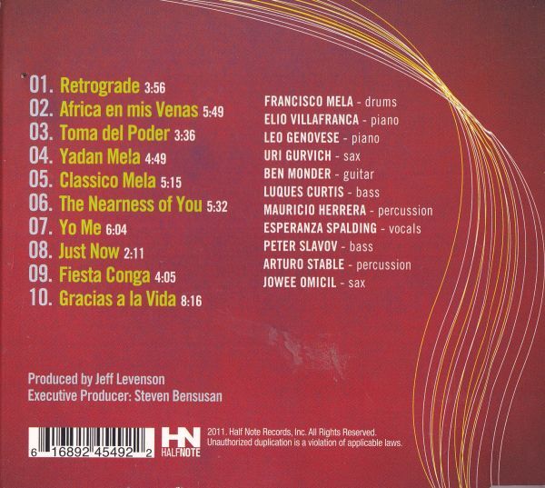 CD　★Tree of Life - Album by Francisco Mela & Cuban Safari | Spotify　輸入盤　(HN-4549)　デジパック_画像2