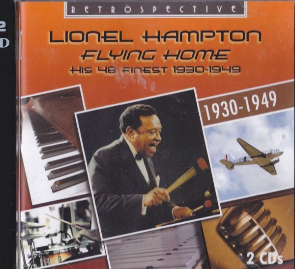 2CD　★Lionel Hampton Flying Home　輸入盤　(Retrospective Records RTS 4189)　2枚組_画像1