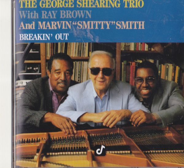 CD　★The George Shearing Trio* With Ray Brown And Marvin Smitty Smith Breakin' Out　国内盤　(Concord Jazz VICJ-23156)　_画像1