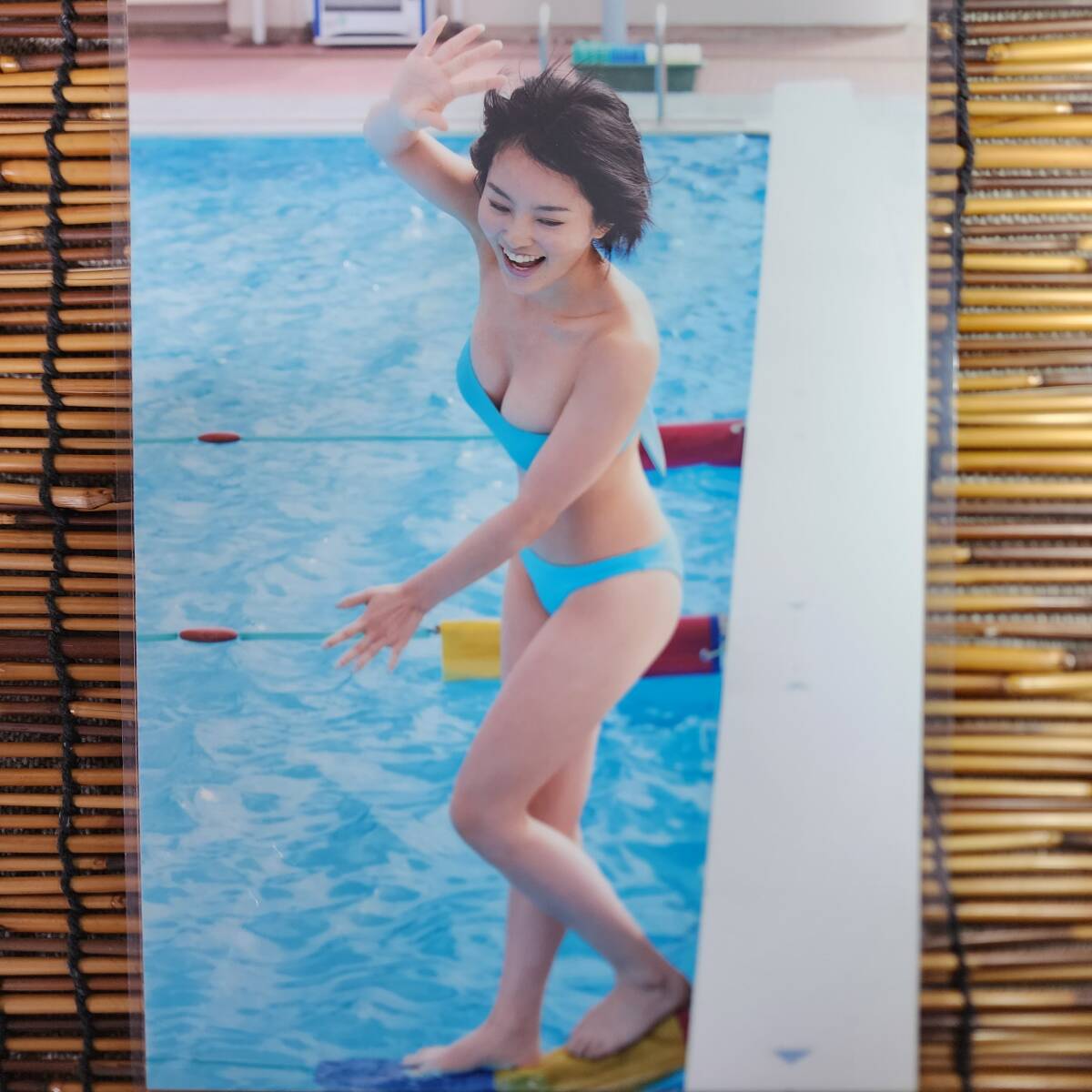 [ высокое качество толстый 150μ ламинирование обработка ] Yamamoto Sayaka купальный костюм B5 журнал вырезки 4 страница [ bikini model ]l17