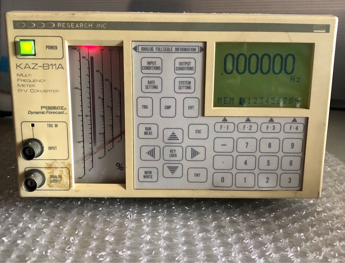 ココリサーチ マルチフリケンシーメータFVコンバータ KAZ-811A 管NO.f164