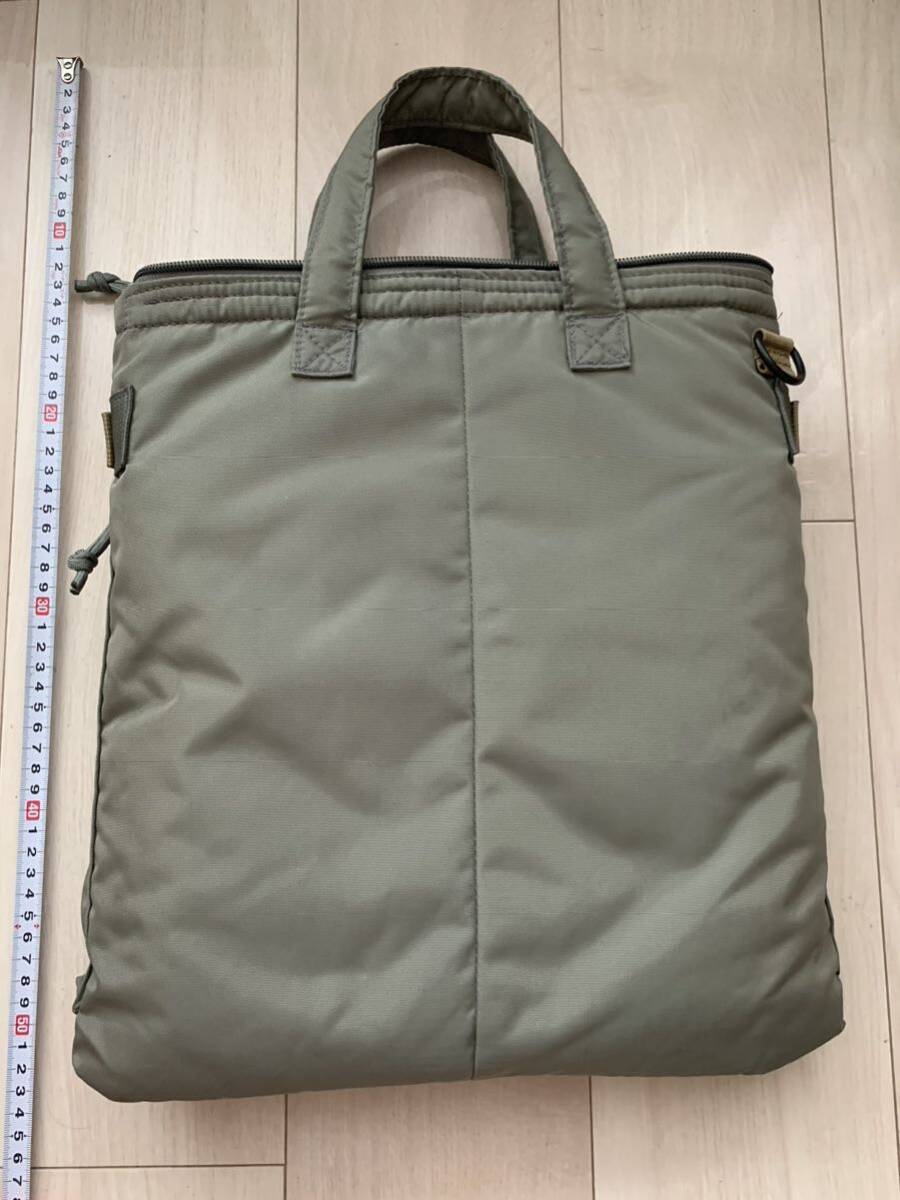 MIS エムアイエス MIS-1045SS PADDED HELMET BAG S パッド入りヘルメットバッグ（S）MADE IN USA - OLIVE　中古備品_画像4