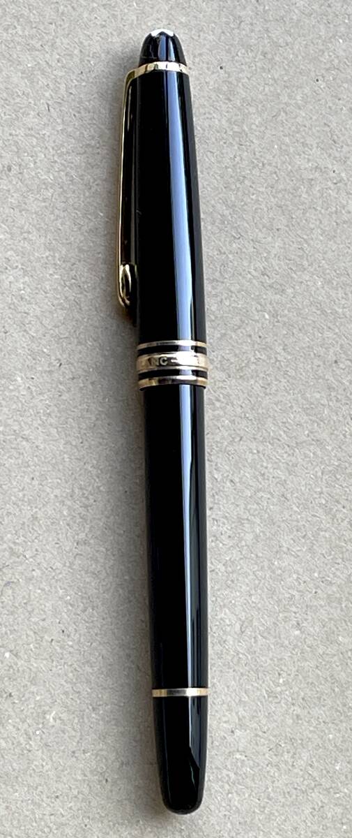 モンブラン マイスターシュテュック 144 ブラック 全金ニブ 純正コンバーター付 GERMANY MONTBLANC 万年筆 _画像4