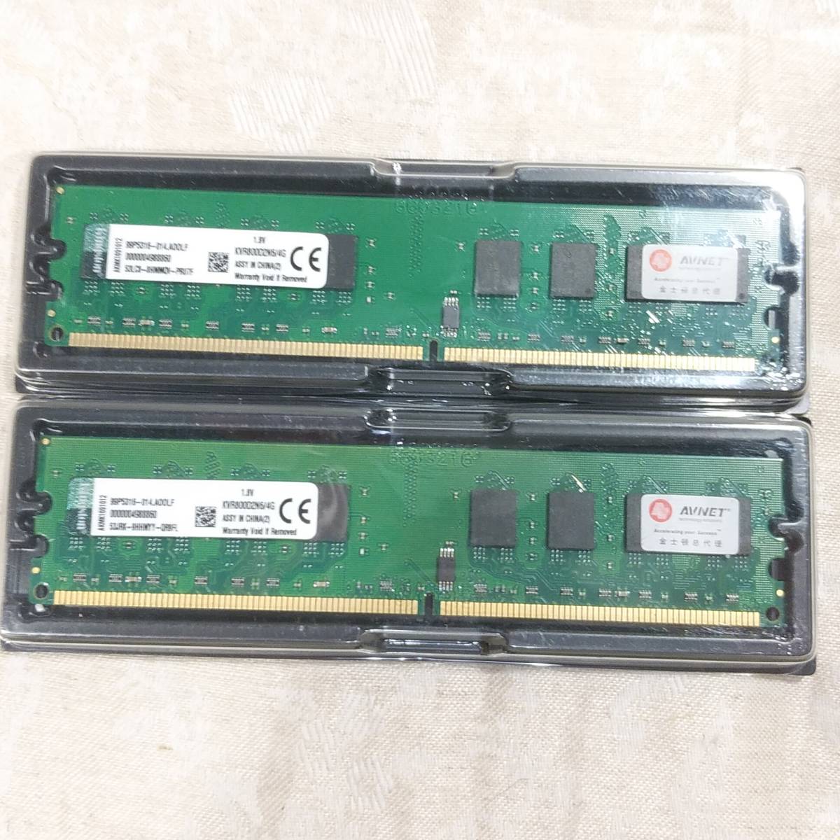 新品未使用 kingston 8GB(4GB*2枚)メモリ DDR2/800MHz PC2-6400U 240ピン CL6 デスクトップメモリ DIMM　AMD用 送料無料