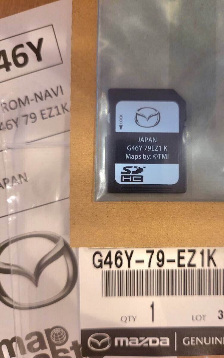 新品 起動を完全保証 G46Y79EZ1 K マツダ 地図　ナビ SDカード MAZDA2 CX-3 CX-5 CX-8 デミオ アクセラ アテンザ ロードスター ouji224_画像1