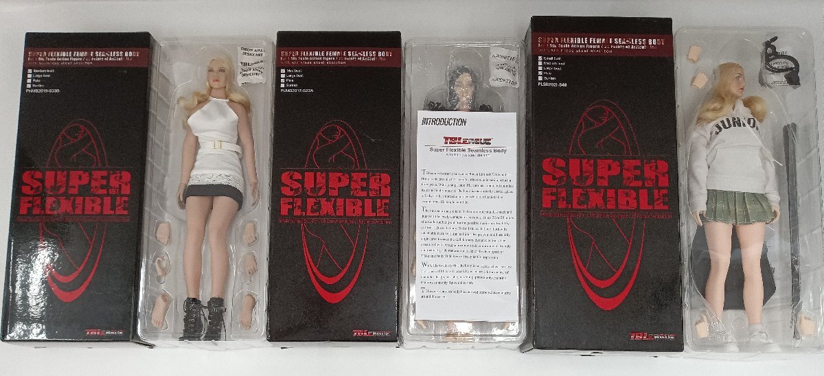 100%本物 ★中古品★ SUPER FLEXIBLE FEMALE SEAMLESS BODY 3人セット PLMB2017-S22A PHMB2019-S33B PLSB2021-S46【他商品と同梱歓迎】 クールガール
