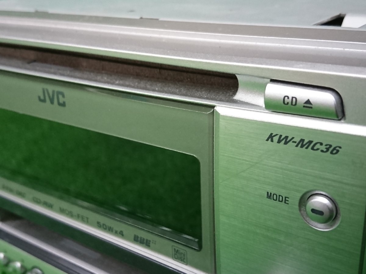 * junk *JVC 2DIN audio KW-MC36 CD MD AUX AM FM KW-MC36 period thing MD reproduction un- possible [ other commodity . including in a package welcome ]