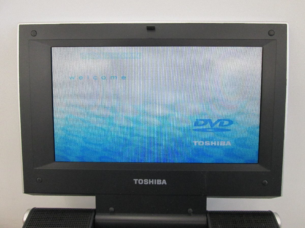 ★ジャンク品★TOSHIBA ポータブルDVDプレーヤーSD－1400 バック付き 部品取り【他商品と同梱歓迎】_画像3