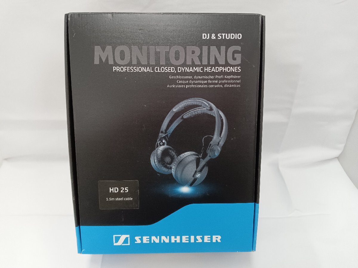 ★中古品★ Sennheiser ゼンハイザー HD 25 密閉型 プロフェッショナル モニターヘッドホン【他商品と同梱歓迎】_画像1