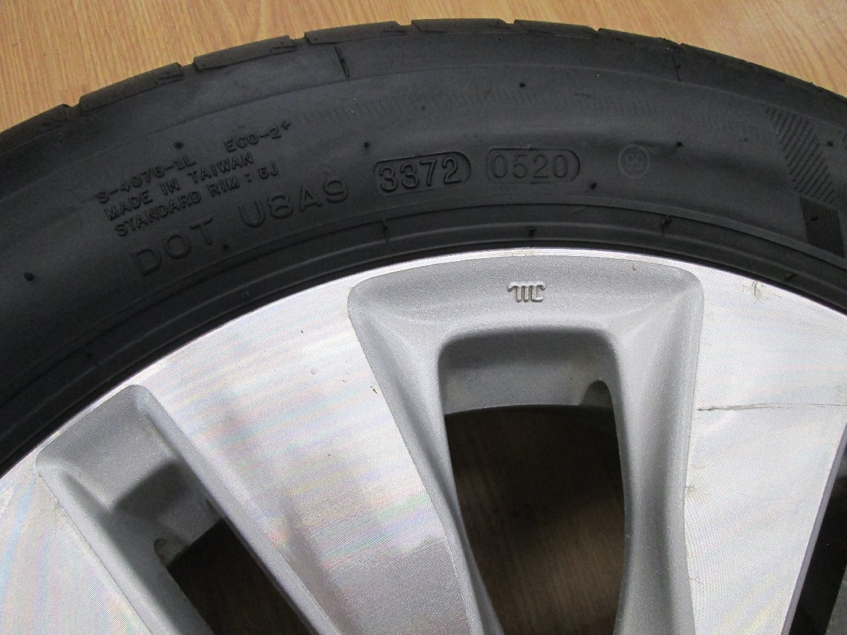 ★中古品★ノーマルタイヤ・ホイールセット ナンカン GREEN/SPORT 205/60R16 5H-114.3 +50 2020年製【他商品と同梱歓迎】_画像10