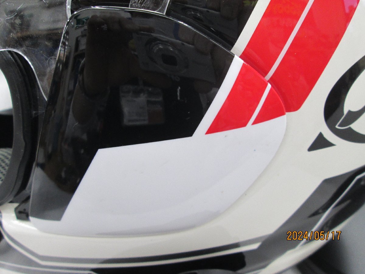 ★中古品★ Arai アライ フルフェースヘルメット VECTOR X インカム SENA 57 58cm【他商品と同梱歓迎】_画像8