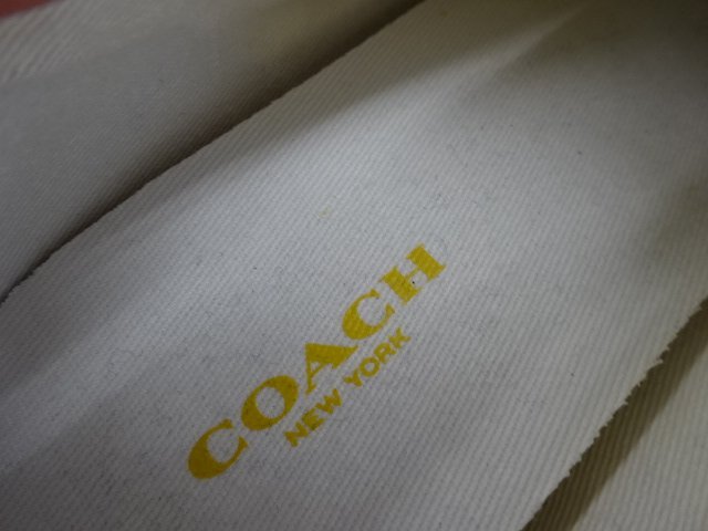 * secondhand goods *COACH sneakers Q5090/A6258 23.5cm