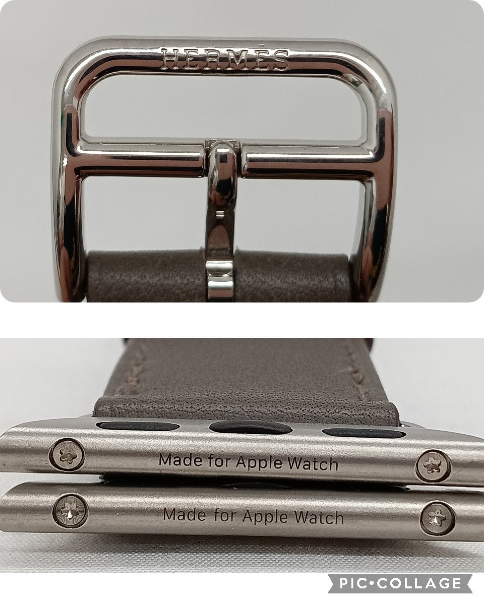 ★中古品★ エルメス アップルウォッチ デッラ・カヴァッレリア 二重巻 ドゥブルトゥール レザーベルト HERMES APPLE【他商品と同梱歓迎】_画像3