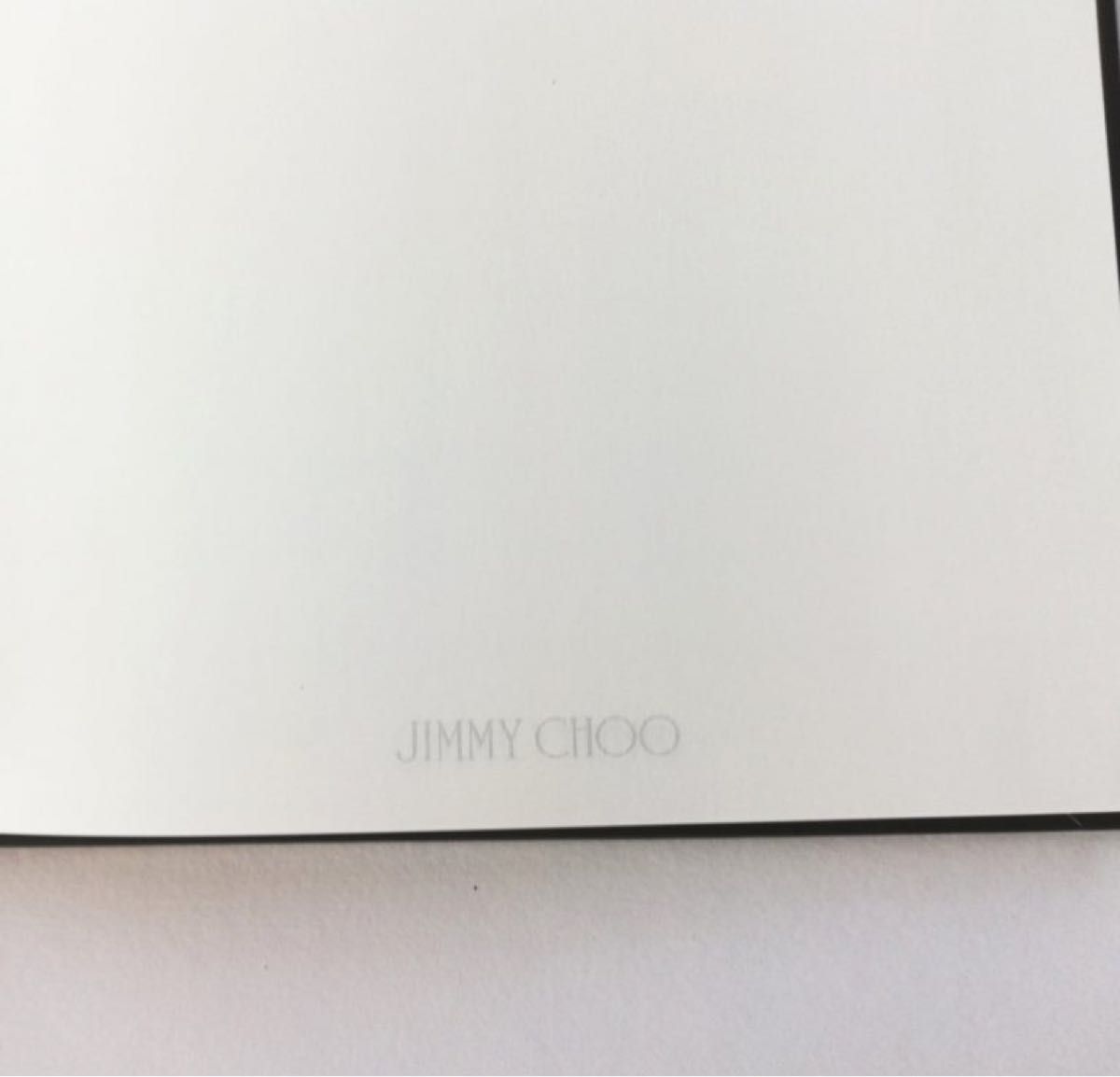 ジミーチュウ　JIMMY CHOO × 0ggi ノートブック&オリジナルステッカーセット