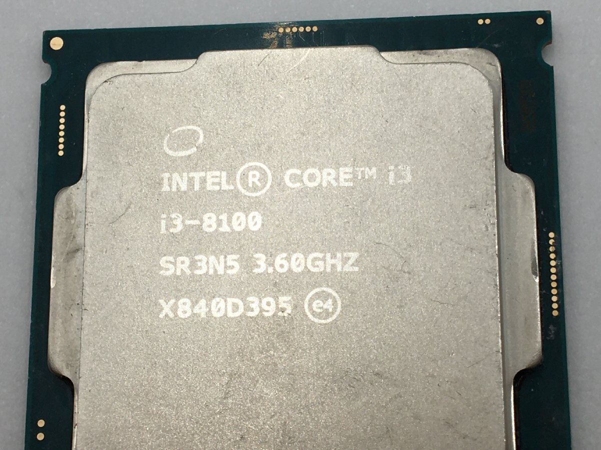 ♪▲【Intel インテル】Core i3-8100 CPU 部品取り SR3N5 0501 13の画像3