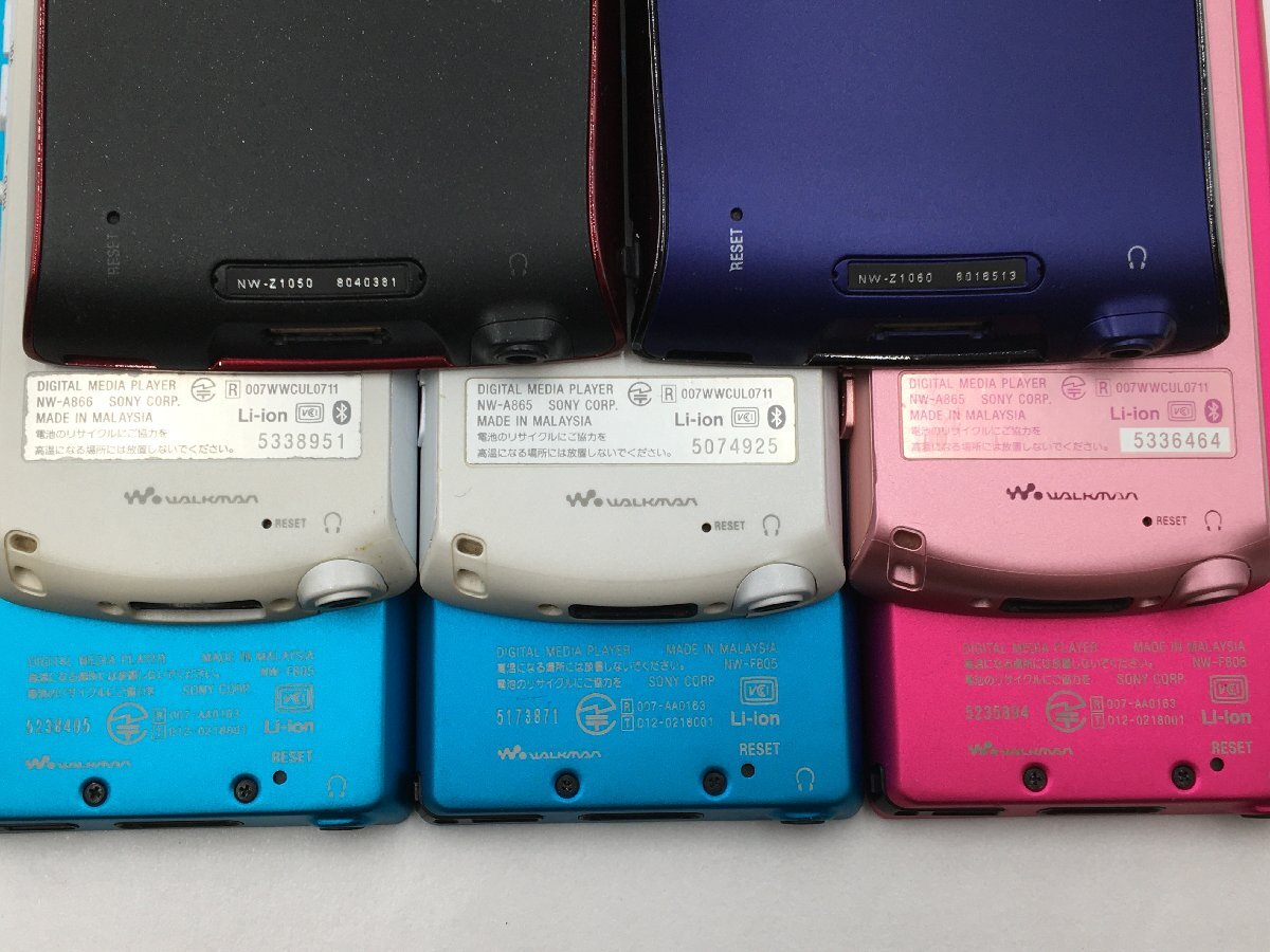 ♪▲【SONY ソニー】WALKMAN 16 32GB 8点セット NW-Z1060 NW-A866 NW-F806 他 まとめ売り 0501 9_画像8