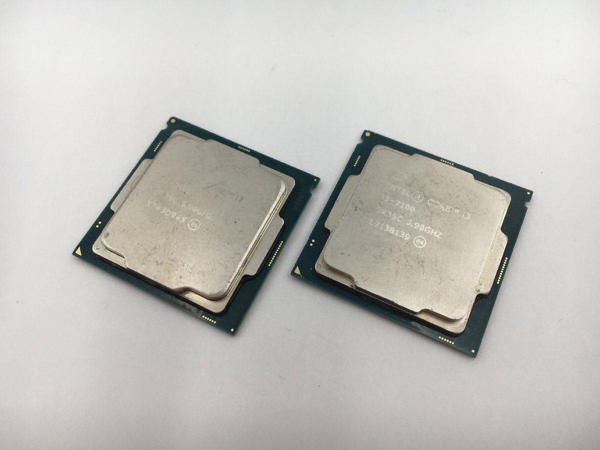 ♪▲【Intel インテル】Core i3-7100 CPU 部品取り 2点セット SR35C 0503 13の画像1