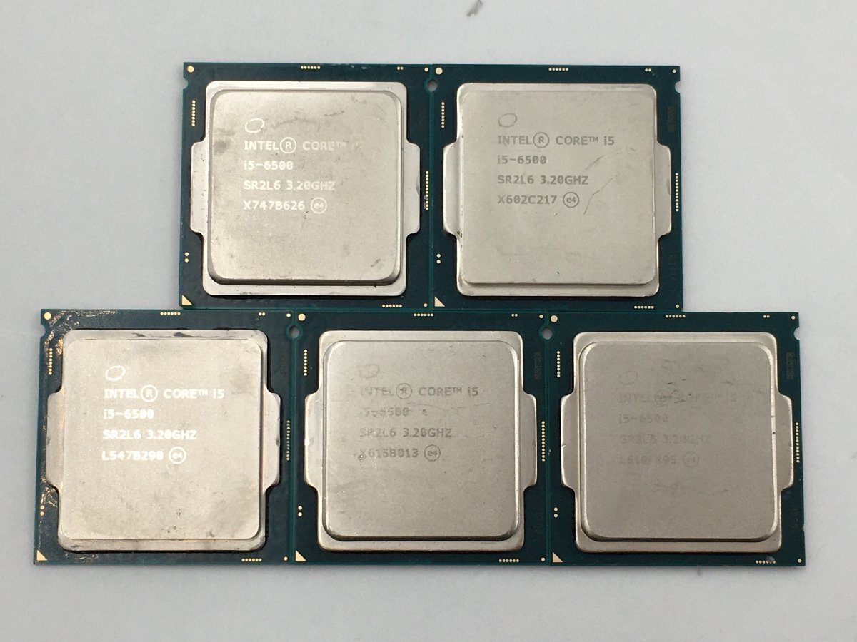 ♪▲【Intel インテル】Core i5-6500 CPU 部品取り 5点セット SR2L6 まとめ売り 0507 13の画像1