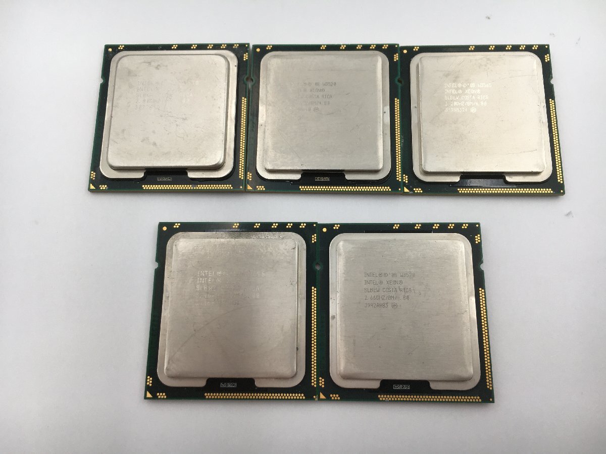 !^[Intel Intel ]Xeon W3690/W3565/W3530/W3520 CPU снятие деталей 5 позиций комплект SLBW2 др. продажа комплектом 0508 13