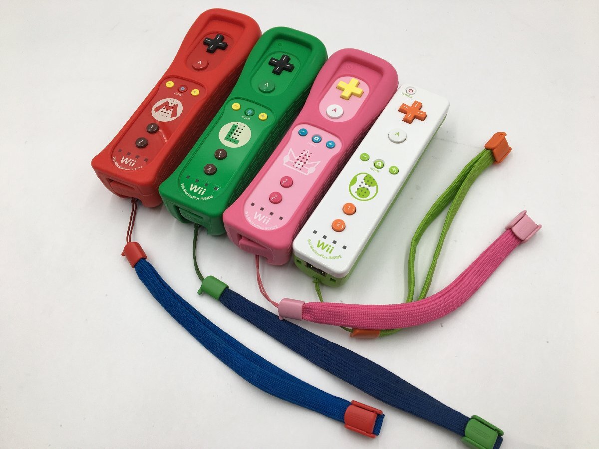 !^[Nintendo Nintendo ]Wii remote control plus Mario / Louis -ji/pi-chi/yosi-4 point set RVL-036 set sale 0510 6