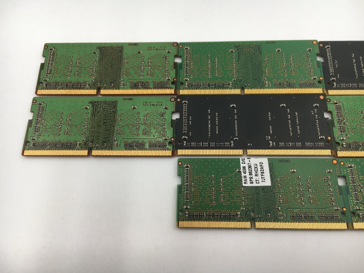 ♪▲【Micron】ノートPC用 メモリ 4GB DDR4 大量 部品取り 10点セット まとめ売り 0513 13_画像4