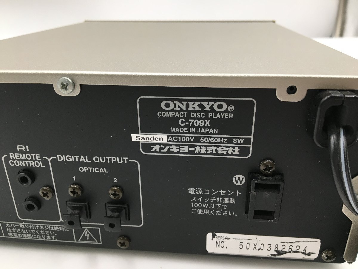 ♪▲【ONKYO オンキョー】CDプレーヤー C-709X 0513 3_画像4