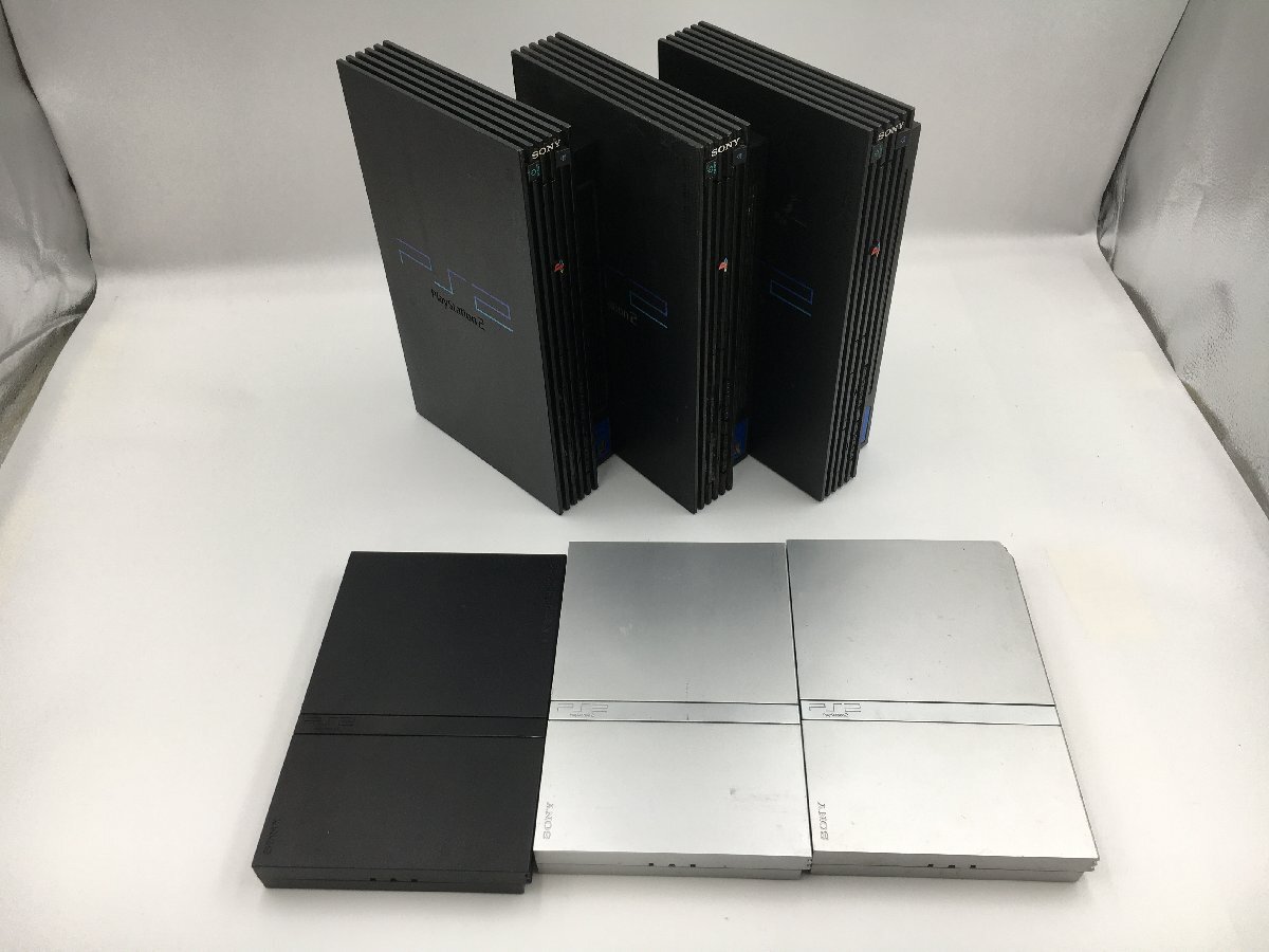 ♪▲【SONY ソニー】PS2 PlayStation2 本体 6点セット SCPH-77000 他 まとめ売り 0516 2_画像1