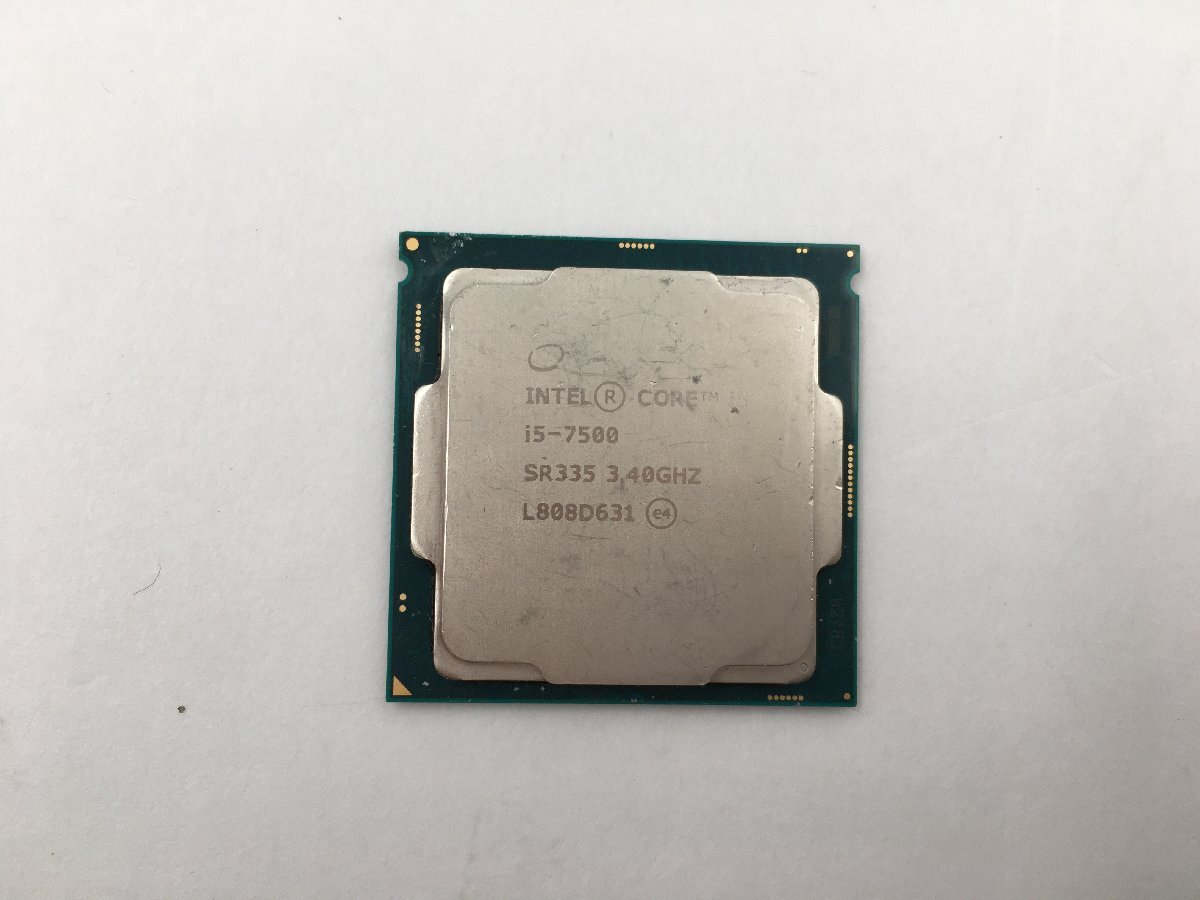 ♪▲【Intel インテル】Core i5-7500 CPU 部品取り SR335 0516 13_画像2