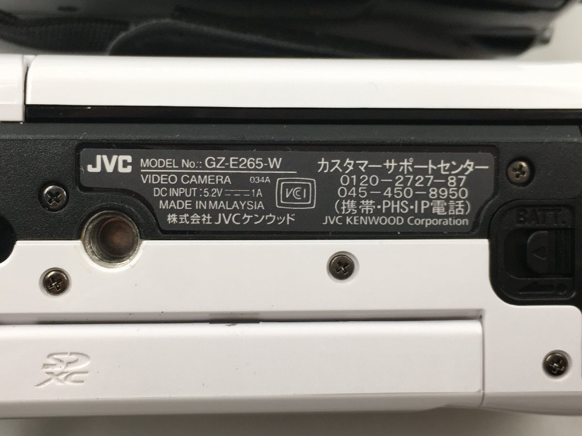 ♪▲【JVC 2013/2011年製】デジタルビデオカメラ 2点セット GZ-E265-W/GZ-HM450-B まとめ売り 0516 8_画像9