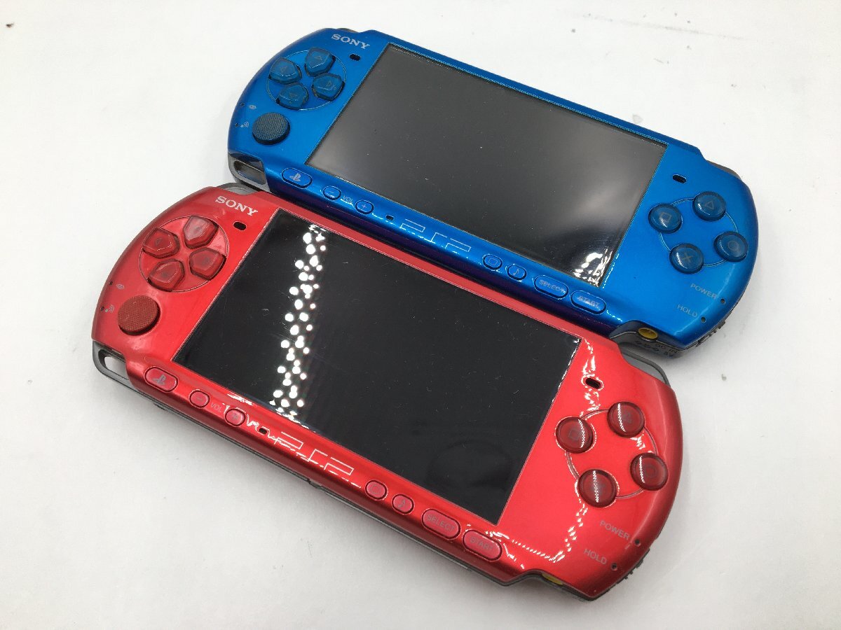 ♪▲【SONY】PSP PlayStation Portable 2点セット PSP-3000 まとめ売り 0517 7_画像1