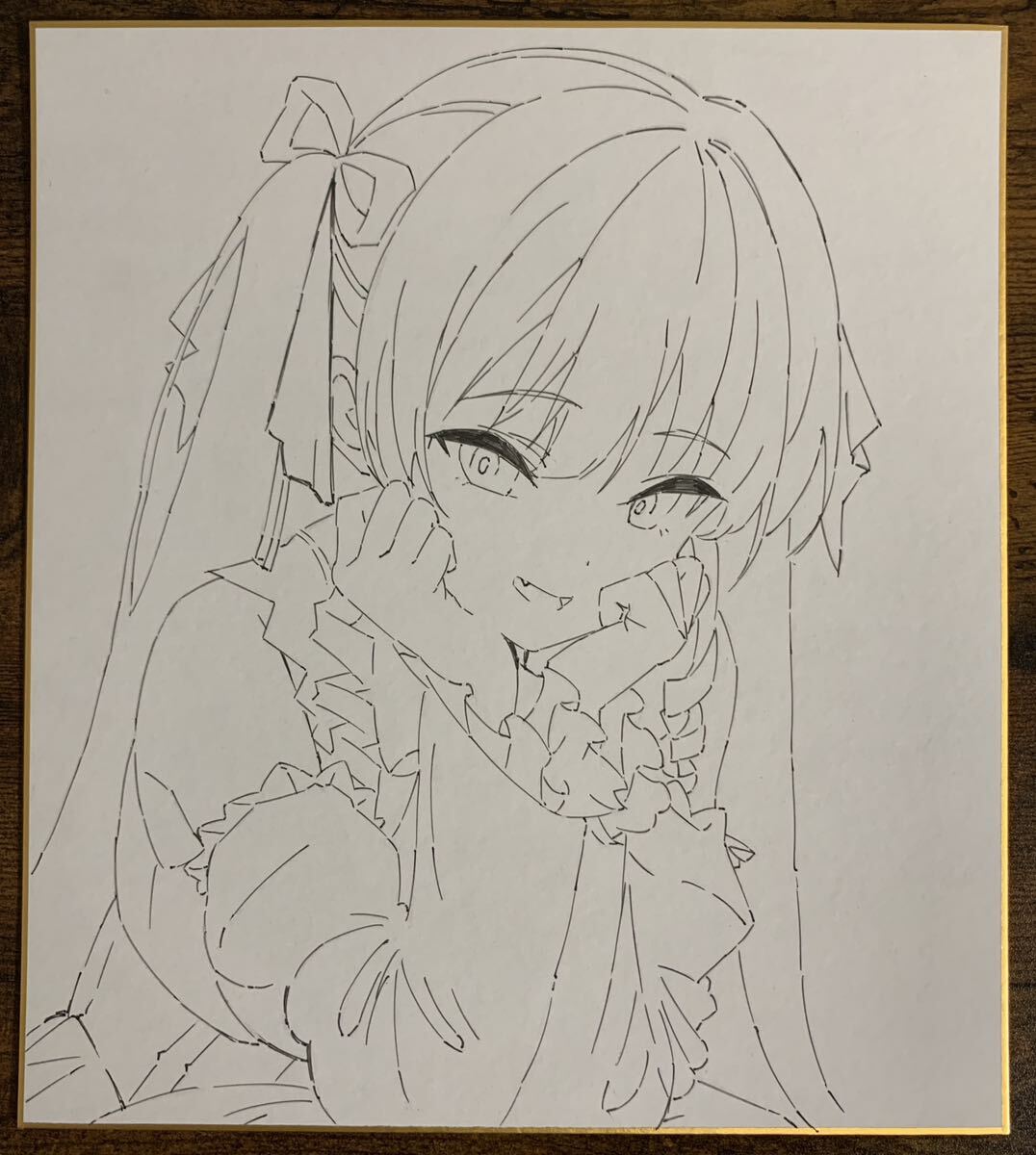 Yahoo!オークション - 直筆 イラスト色紙 Yahoo!オークション - 直筆 イラスト色紙