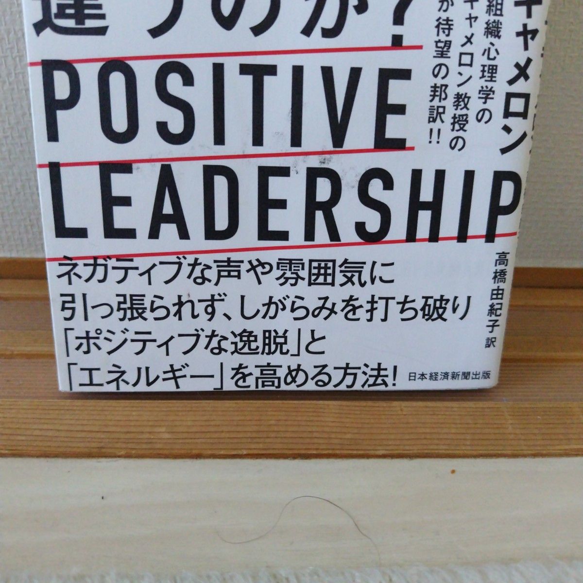 困難な組織を動かす人はどこが違うのか？ キム・キャメロン／著　高橋由紀子／訳