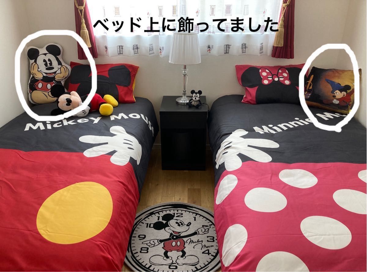 ディズニー ミッキーマウス ファンタジア クッション 2点セット ディズニー ミッキーマウス ファンタジア クッション 2点セット