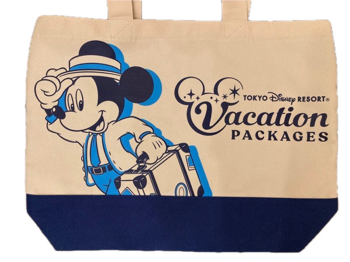 ディズニー バケーションパッケージ ミッキーマウス トートバッグ ２点セット ミニポシェットのオマケ付き