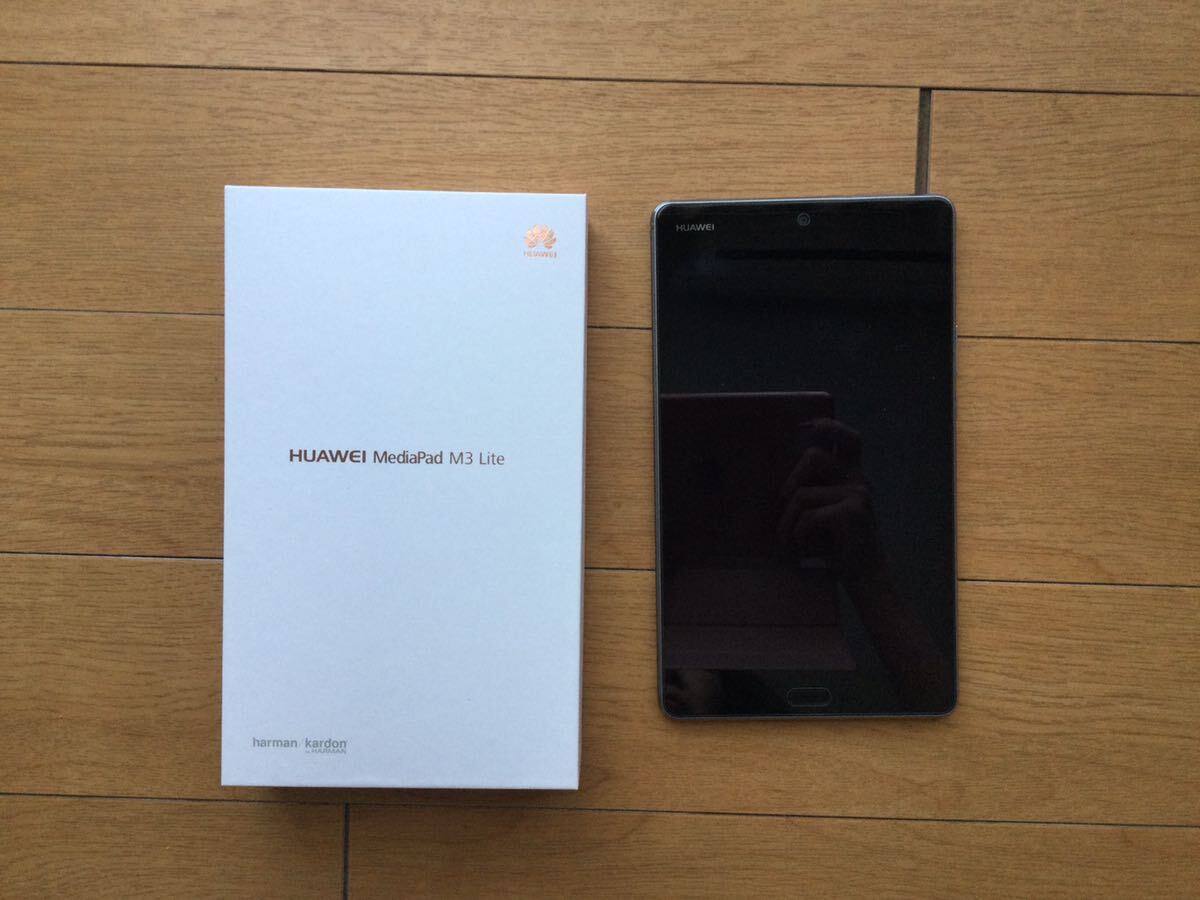 ☆HUAWEI ファーウェイ　アンドロイド　MediaPad M3Lite タブレット　スペースグレイ 32GB☆_画像1