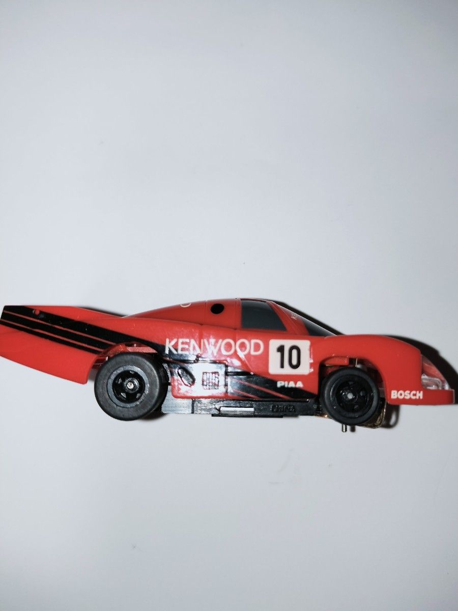 トミー　AFX 　スロットカー　　ケンウッドポルシェ９６２Ｃ   　ライト付　ケース付　中古