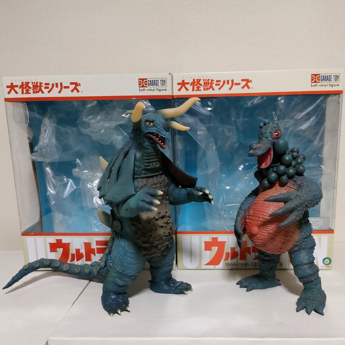 レア エクスプラス 大怪獣シリーズ 少年リック限定 コスモリキッド ＆ ライブキング ウルトラマンタロウ 怪獣 ソフビ x-plus ウルトラマン_画像1