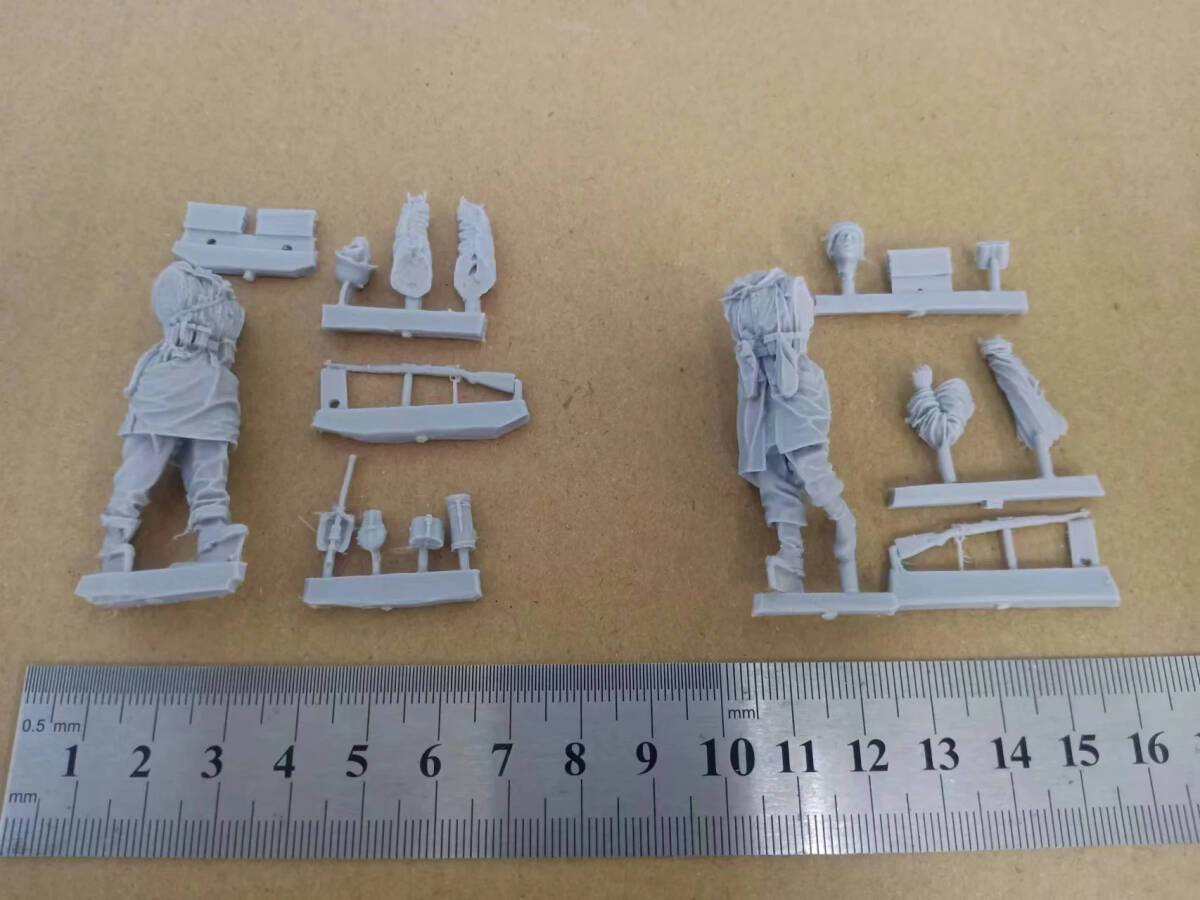 [ scale 1/35] resin resin military figure kit winter equipment ..15 body set not yet painting unassembly 