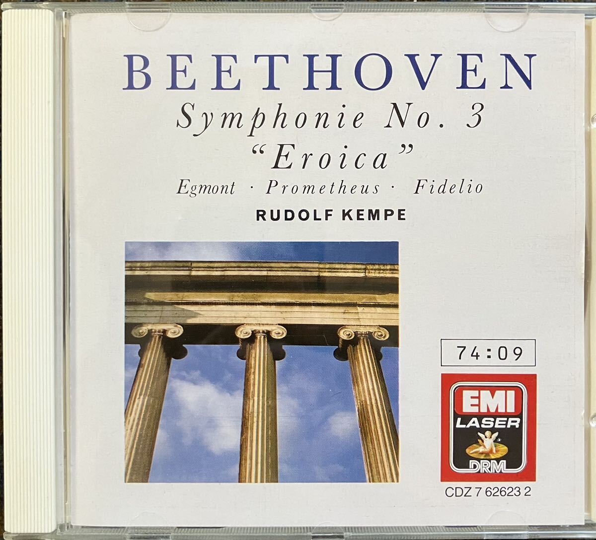 ベートーヴェン 交響曲第3番「英雄」 他 ルドルフ・ケンペ ベルリン・フィルハーモニー管弦楽団の画像1