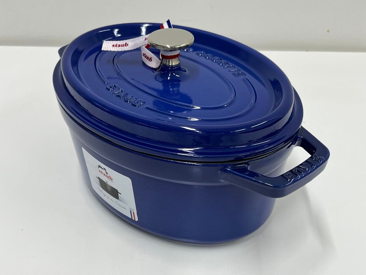 staub ストウブ ピコ・ココット オーバル 23cm ロイヤルブルー