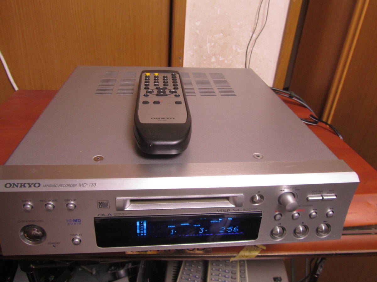 【動作確認済・即決】ONKYO MD-133　リモコン付_画像3