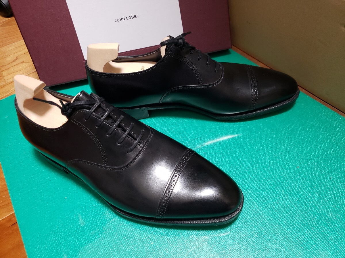 【未使用】JOHN LOBB　ジョンロブ　philip II　7000　ブラック　サイズ 9ハーフ_画像2