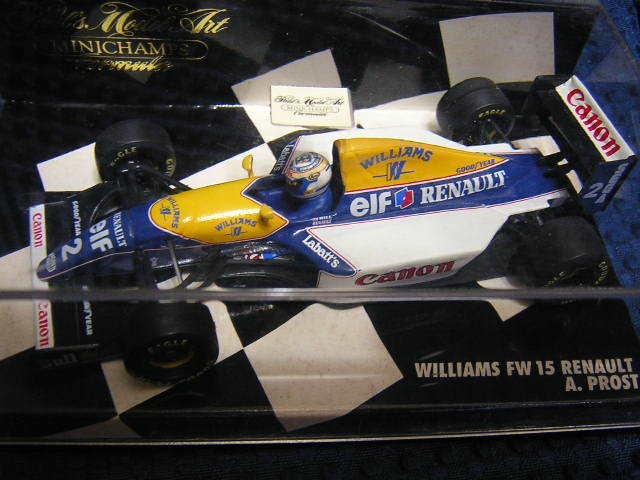 1/43 MINICHAMPS 1993年ウィリアムズルノーFW15#2 A・プロスト-