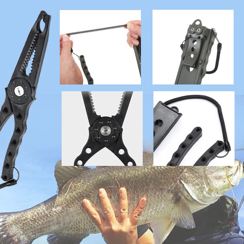  fish grip ga- grip fish ..wani grip fish catcher fishing plier ajing meba ring lure black 