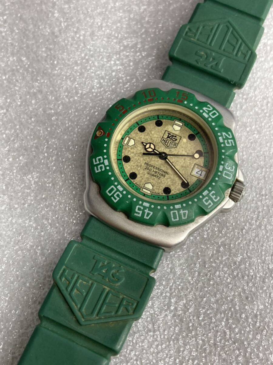 TAG HEUER タグホイヤー Professional プロフェッショナル 200M 372.513 デイト クォーツ レディース 腕時計 の画像1