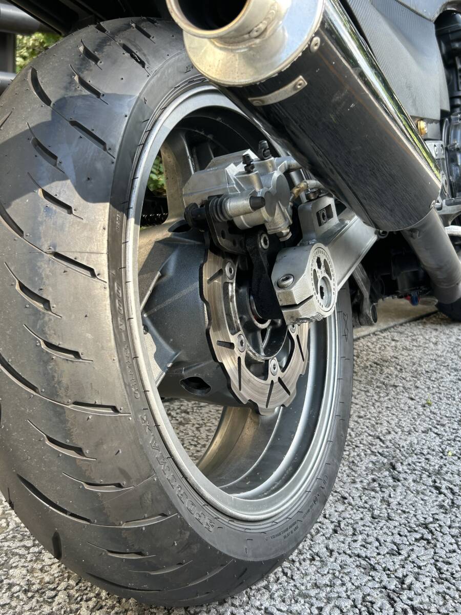 GPZ900R用Ａ７～用ZZR1100C流用ワイドリアホイールセット_画像2